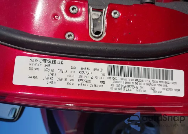 1D3HB18K49S795443: 44357063