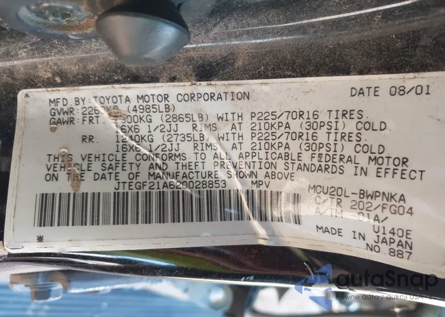 JTEGF21A620028853: 44357088