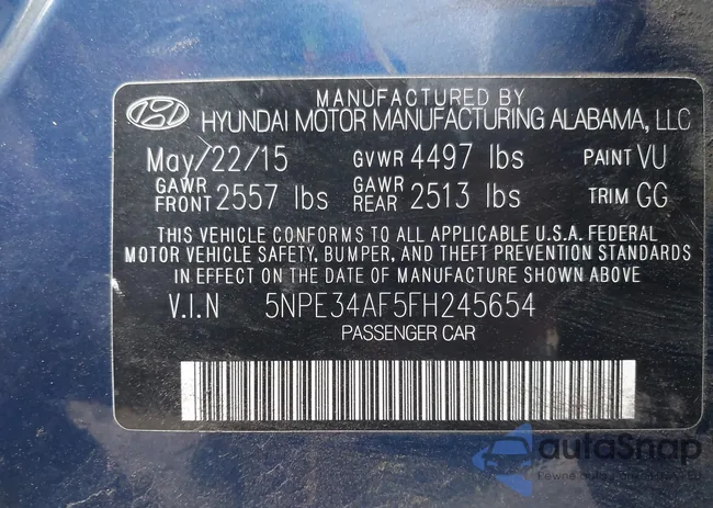 5NPE34AF5FH245654: 44357166