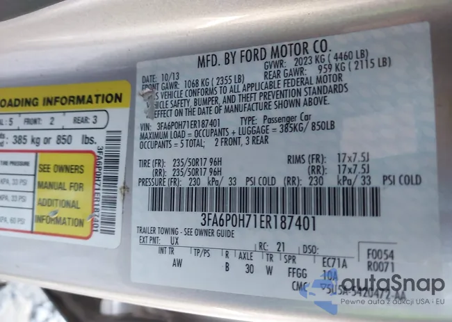 3FA6P0H71ER187401: 44357338