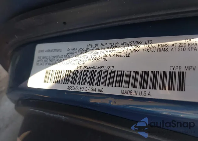 4S4BP61C396327210: 44357364