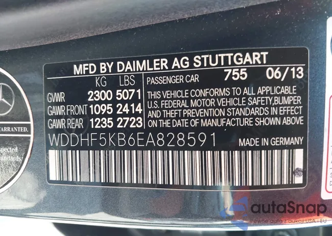 WDDHF5KB6EA828591: 44357419