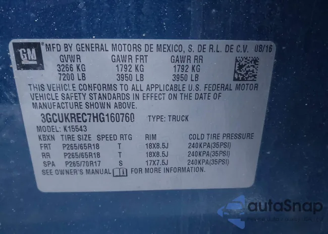 3GCUKREC7HG160760: 44357462