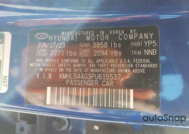 KMHLS4AG3PU615537: 44356787