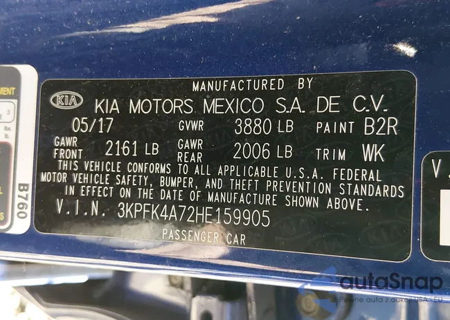 3KPFK4A72HE159905: 44358133