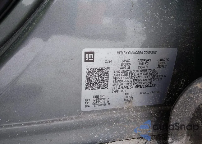 KL4AMESL4RB160438: 44358229