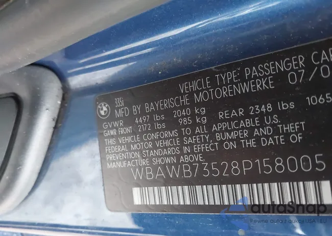 WBAWB73528P158005: 44358247