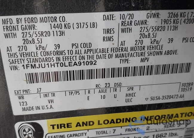 1FMJU1HT0LEA91092: 44358338