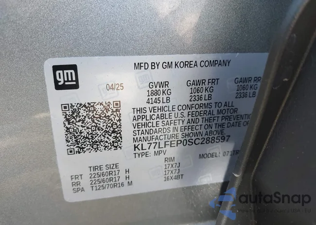 KL77LFEP0SC288597: 44358448