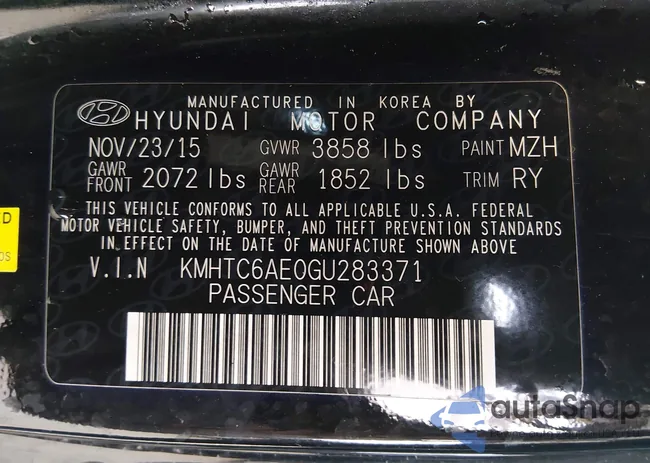 KMHTC6AE0GU283371: 44357565