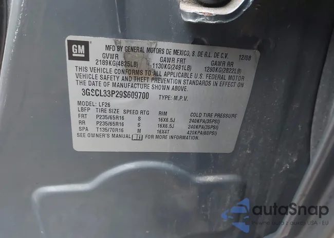 3GSCL33P29S609700: 44358944