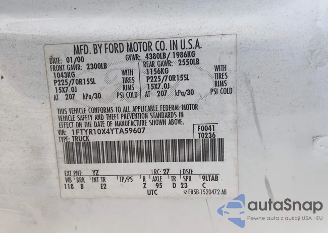 1FTYR10X4YTA59607: 44358995