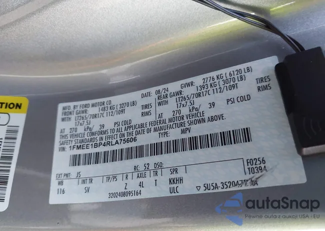 1FMEE1BP4RLA75606: 44359092