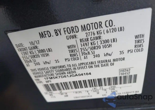 1FM5K7D81JGA04104: 44359126