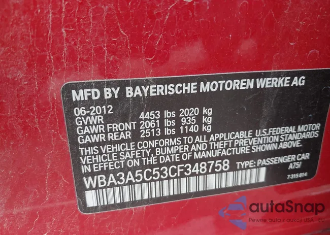 WBA3A5C53CF348758: 44359213