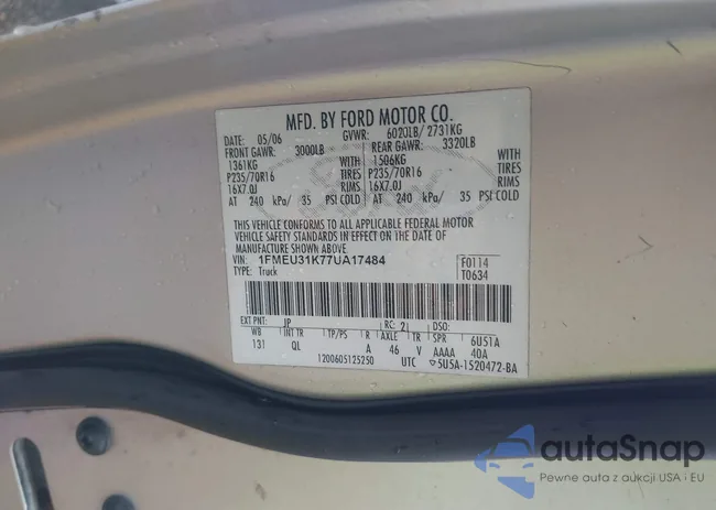 1FMEU31K77UA17484: 44359264