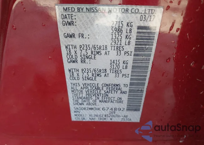 5N1DR2MM3HC674892: 44359422