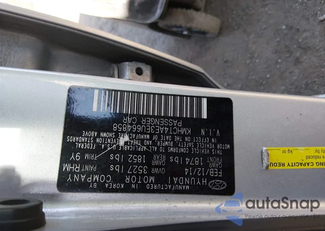 KMHCT4AE3EU66485B: 44358577