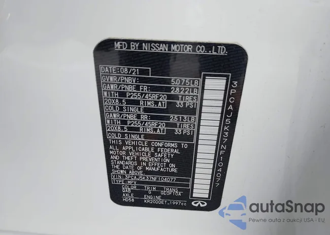 3PCAJ5K37NF104077: 44358662