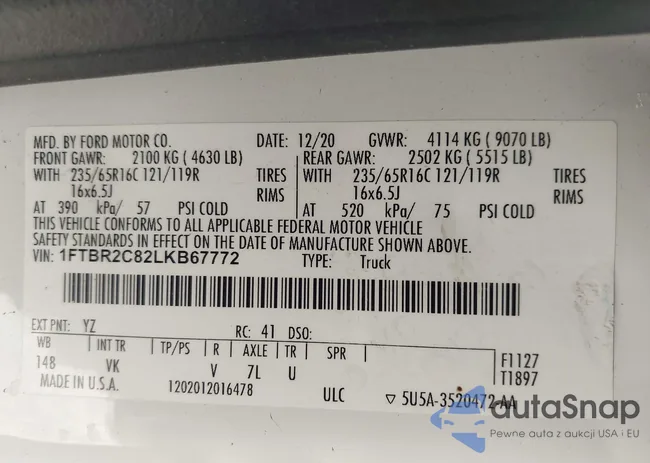 1FTBR2C82LKB67772: 44358703