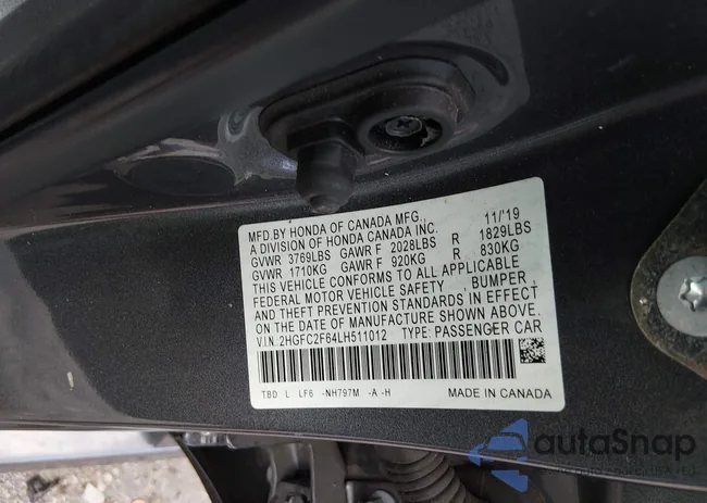 2HGFC2F64LH511012: 44358717