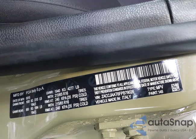 ZACCJAAT6FPB79026: 44358857