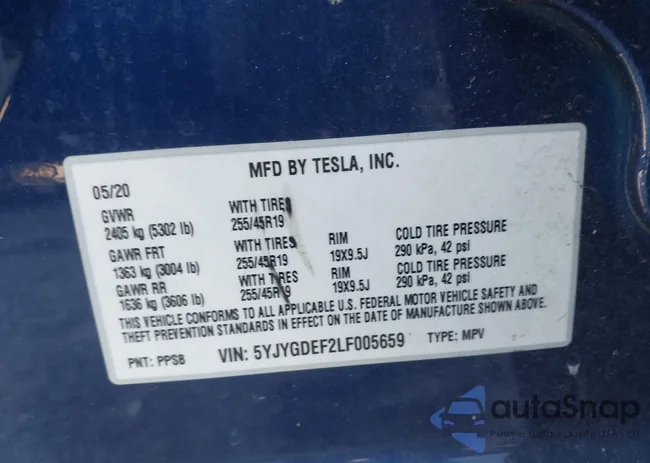 5YJYGDEF2LF005659: 44360025