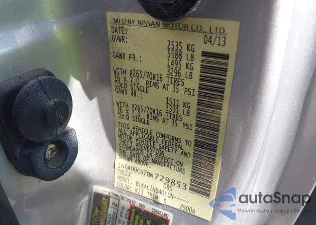 1N6AD0CU7DN729853: 44360053