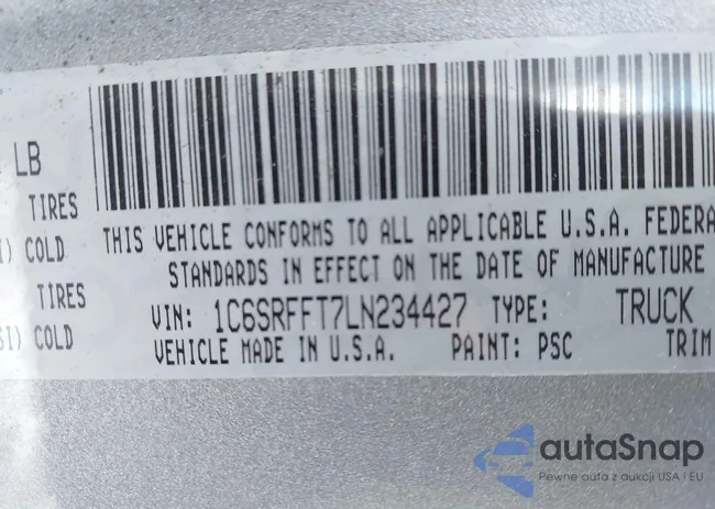 1C6SRFFT7LN234427: 44360255