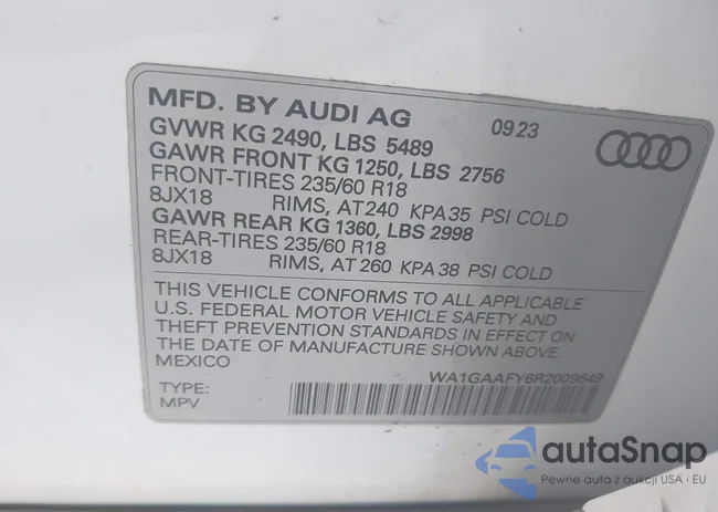 WA1GAAFY6R2009649: 44360276