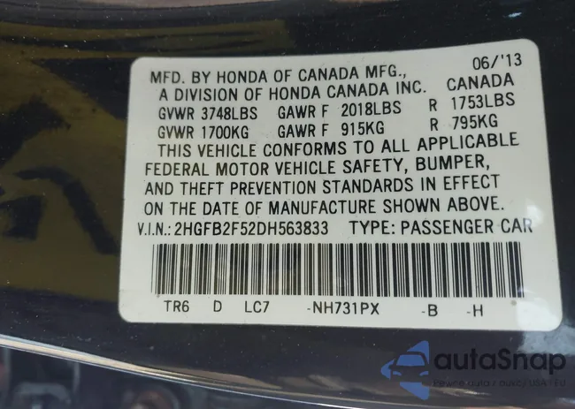 2HGFB2F52DH563833: 44360279