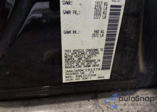 1N4AL3AP0HC195378: 44360456