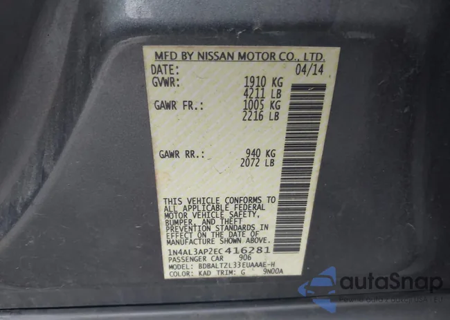 1N4AL3AP2EC416281: 44360485