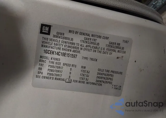 1GCEK14C18E151597: 44360488