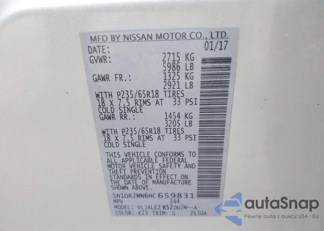 5N1DR2MN6HC659831: 44359543