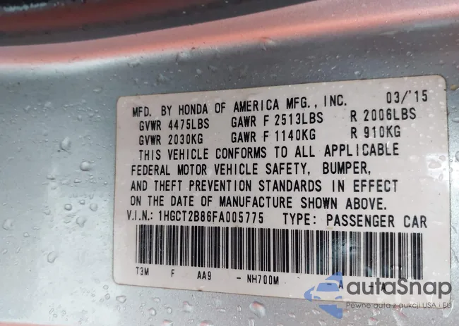 1HGCT2B86FA005775: 44359631