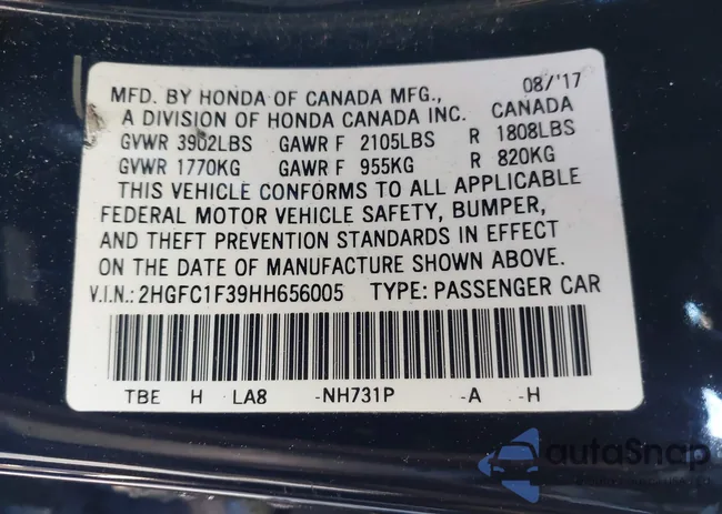 2HGFC1F39HH656005: 44359637