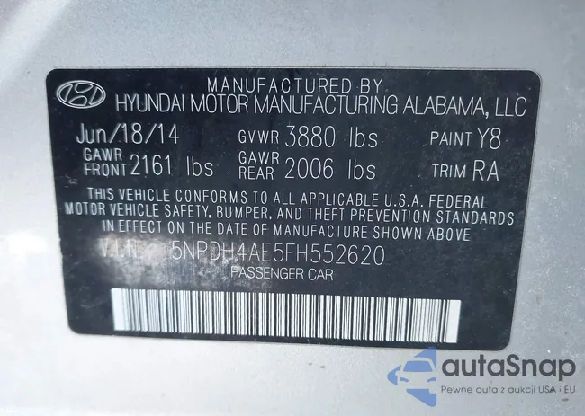 5NPDH4AE5FH552620: 44359670