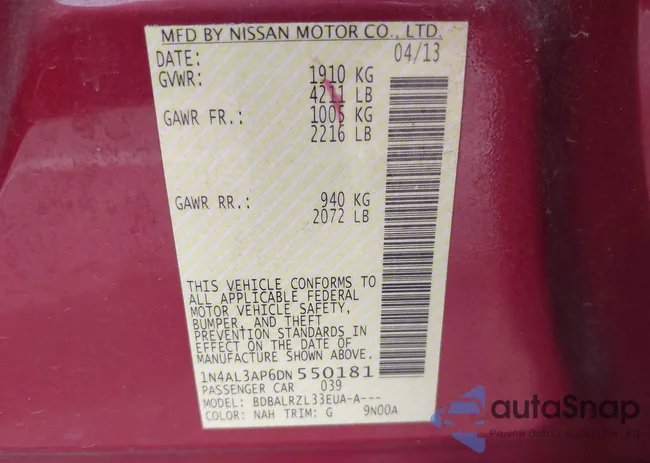 1N4AL3AP6DN550181: 44359783