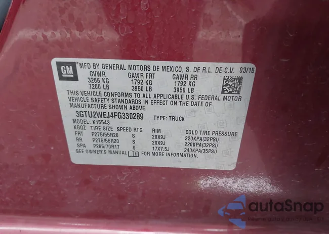 3GTU2WEJ4FG330289: 44359855