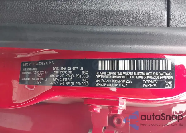 ZACNJCBB5MPM49285: 44361103