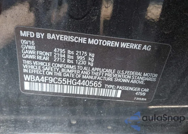 WBA4F9C55HG440565: 44361139