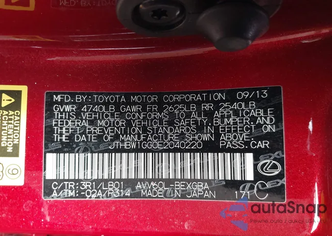 JTHBW1GG0E2040220: 44361294