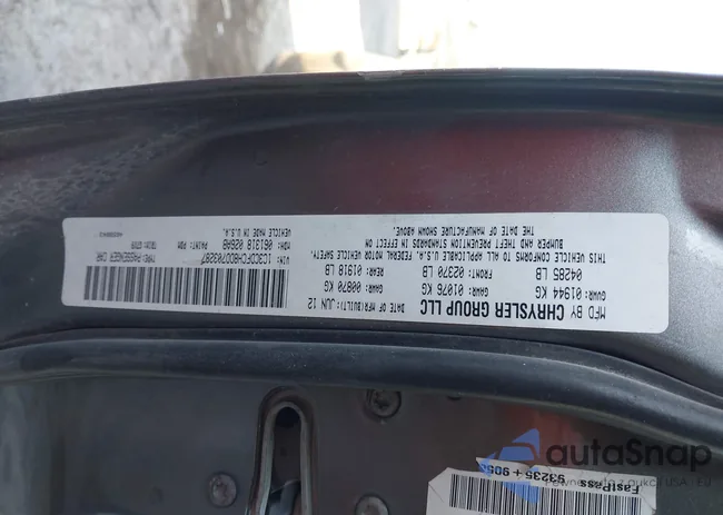 1C3CDFCH8DD703287: 44361318