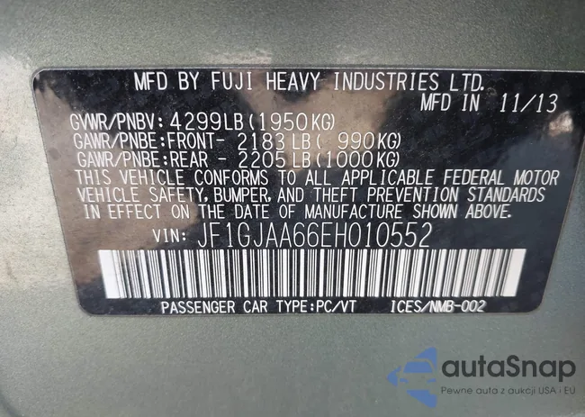 JF1GJAA66EH010552: 44360588