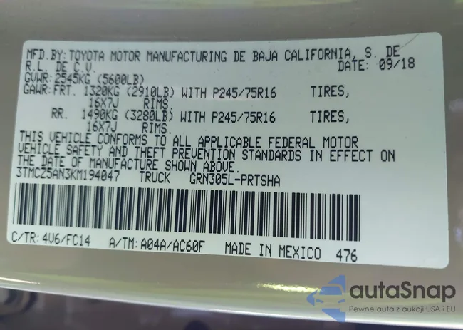 3TMCZ5AN3KM194047: 44360643