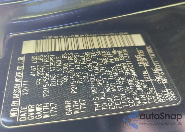 JN8AF5MV9CT113104: 44360685