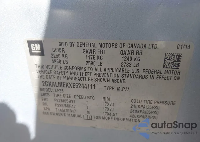 2GKALMEKXE6244111: 44360862