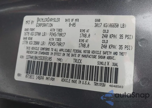 1D7HA18N15S355105: 44360902