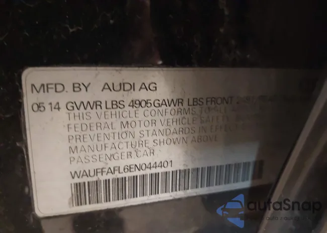 WAUFFAFL6EN044401: 44360924